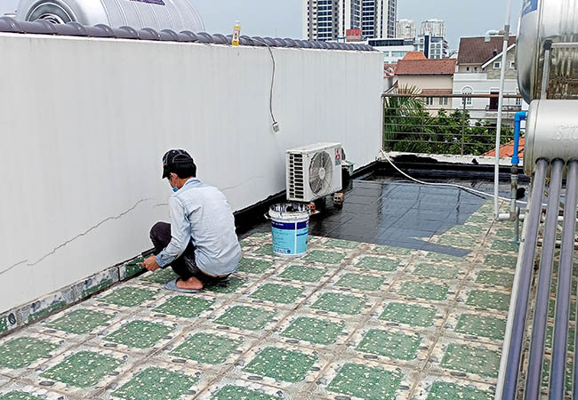 Thi công chấm thấm Quận 2 – Anh Tú